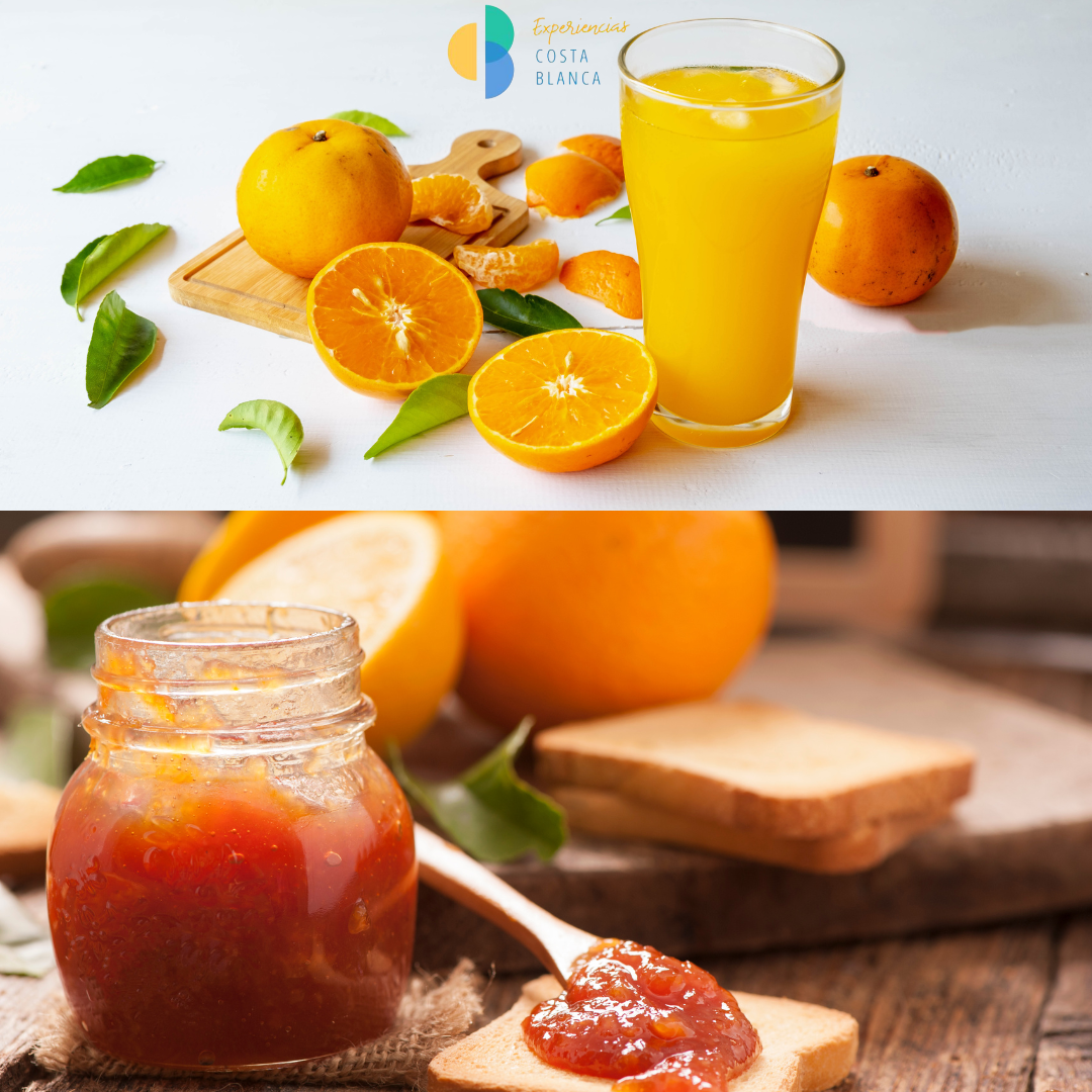 Maak je eigen sinaasappelmarmelade en proef vers sap van geplukte sinaasappelen - www.experienciascostablanca.com
