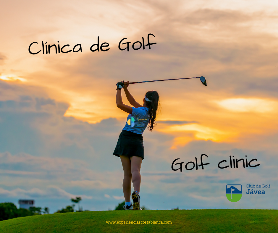 SORTEO de San Valentín - Menú Club y Clinic de Golf para 2 personas en el Club de Golf Jávea con www.experienciascostablanca.com