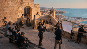 Costa Blanca-Alicante: Setting for several Films with International Actors - Imagen created by AI 🎥 www.experienciascostablanca.com