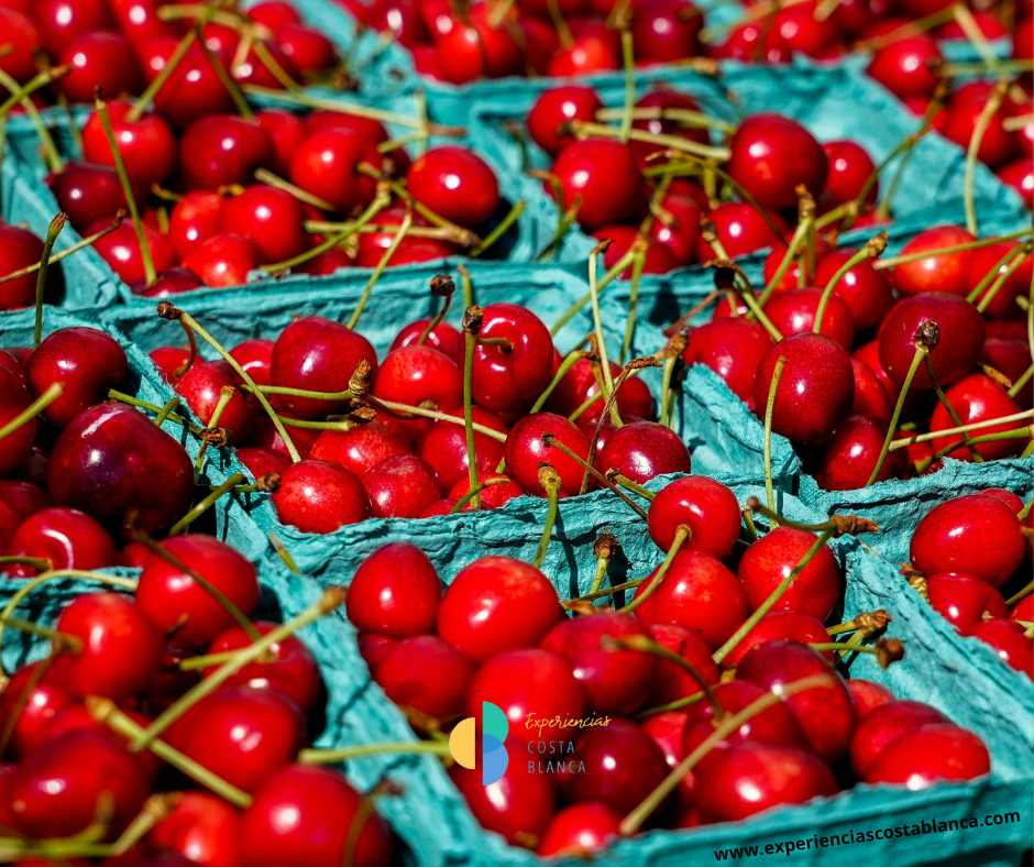 Cerezas de la Vall de Gallinera en la Costa Blanca - www.experienciascostablanca.com