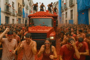 La Tomatina 2025 in Buñol: The most fun tomato fight in the world - La Tomatina 2025 en Buñol: ¡La batalla de tomates más divertida del mundo! www.experienciascostablanca.com