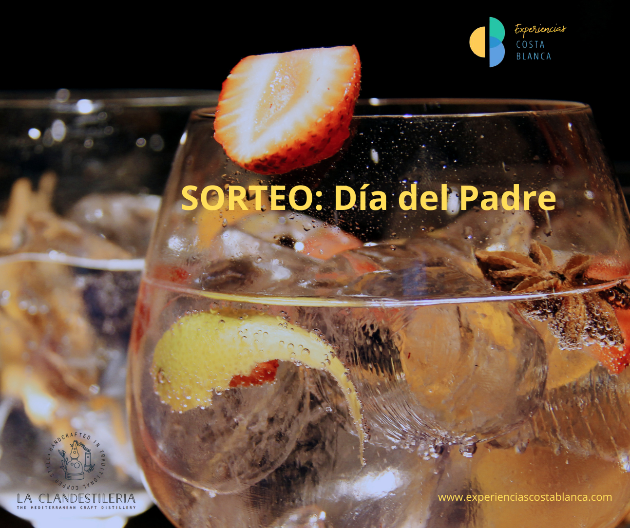 Father´s Day RAFFLE: Craft Gin Pairing Experience for two 🍹💕 Maridaje de Ginebras artesanales cerca de Denia 🍸 Artisanal Gin Pairing Experience near Dénia 🍸 www.experienciascostablanca.com